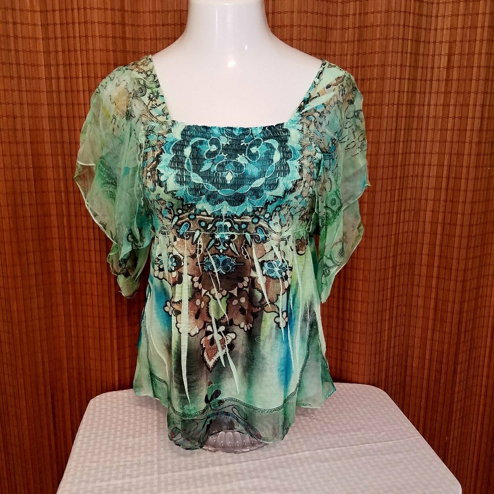 One World S Shear Short Sleeve Tunic